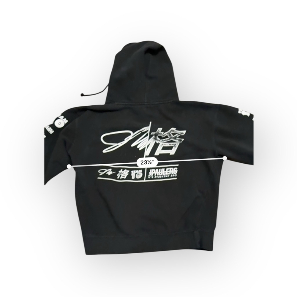 2017 JPaulers It’s Everyday Bro Black Hoodie Pullover Graphic Logo Adult Size M - Picture 7 of 8